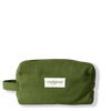 Trousse de toilette tissu verte
